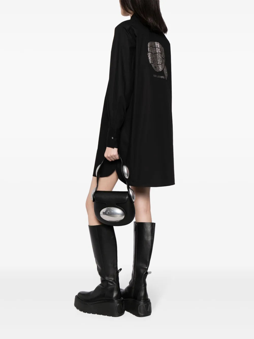 K/Ikonik Embellished Long Shirt