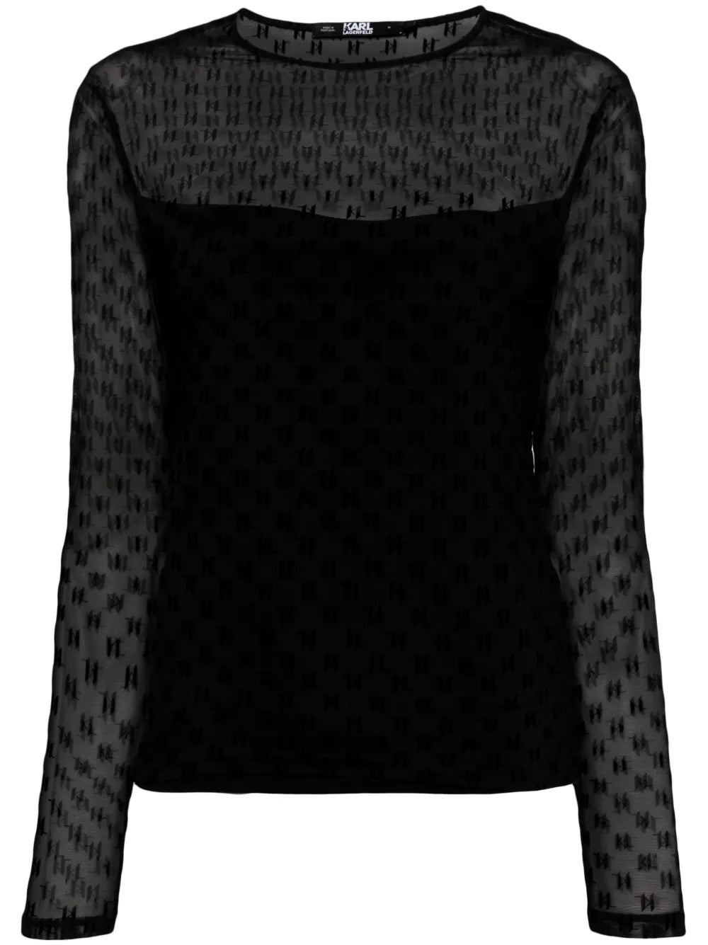 Monogram-Mesh T-Shirt