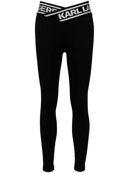 Logo-Waistband Leggings