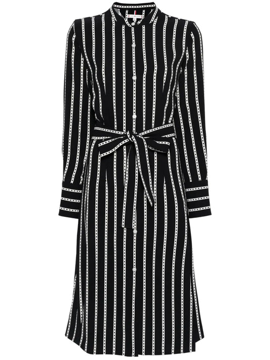 Striped Midi Dress