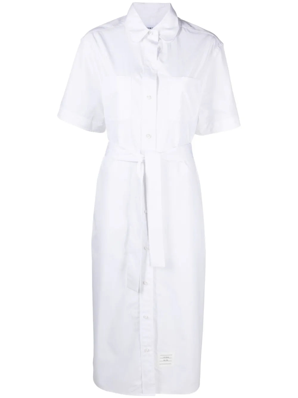 Cotton Midi Shirt Dress