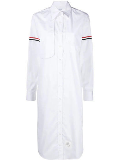Cotton Midi Shirt Dress