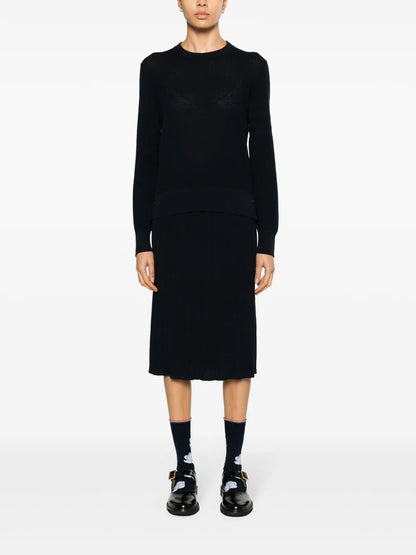 Crew-Neck Virgin Wool Jumper