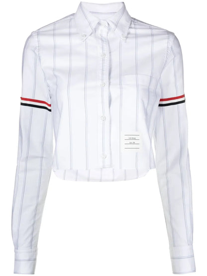 Cropped Striped Shirt