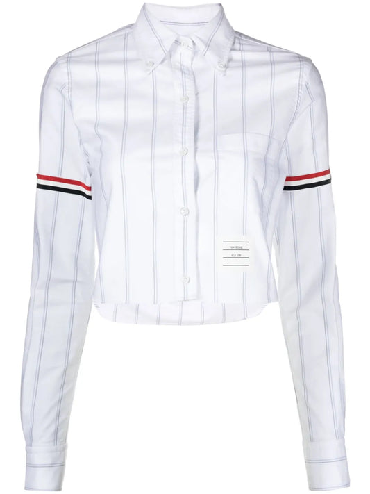 Cropped Striped Shirt
