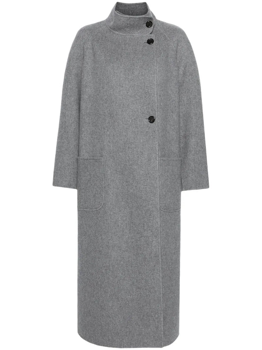 Wool-Blend Maxi Coat
