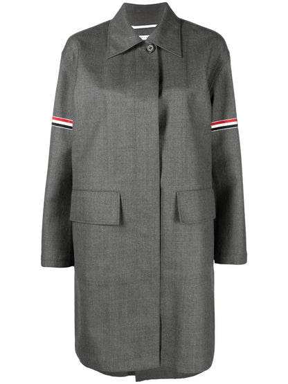 Rwb-Stripe Twill Coat