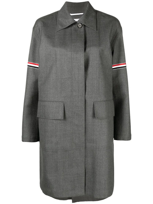 Rwb-Stripe Twill Coat