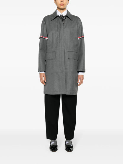 Rwb-Stripe Twill Coat