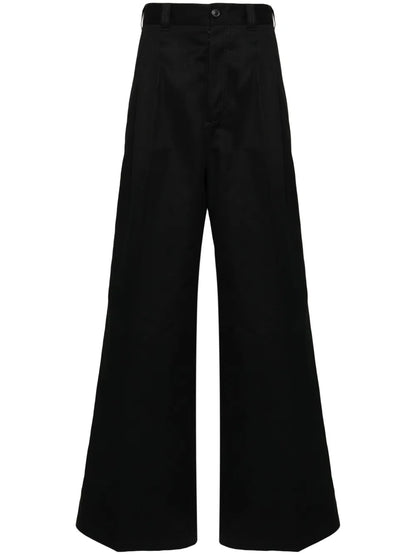 Yoke Wide-Leg Trousers