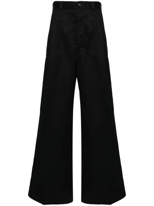 Yoke Wide-Leg Trousers