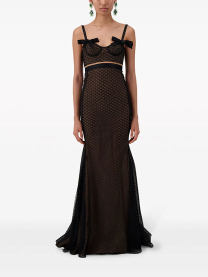 Lace Bustier-Top Gown