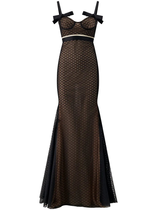 Lace Bustier-Top Gown