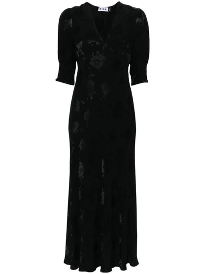 Zadie Poppy-Pattern Dress