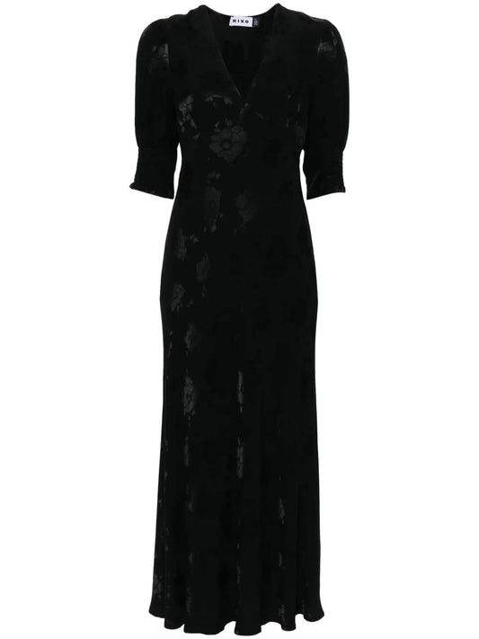 Zadie Poppy-Pattern Dress