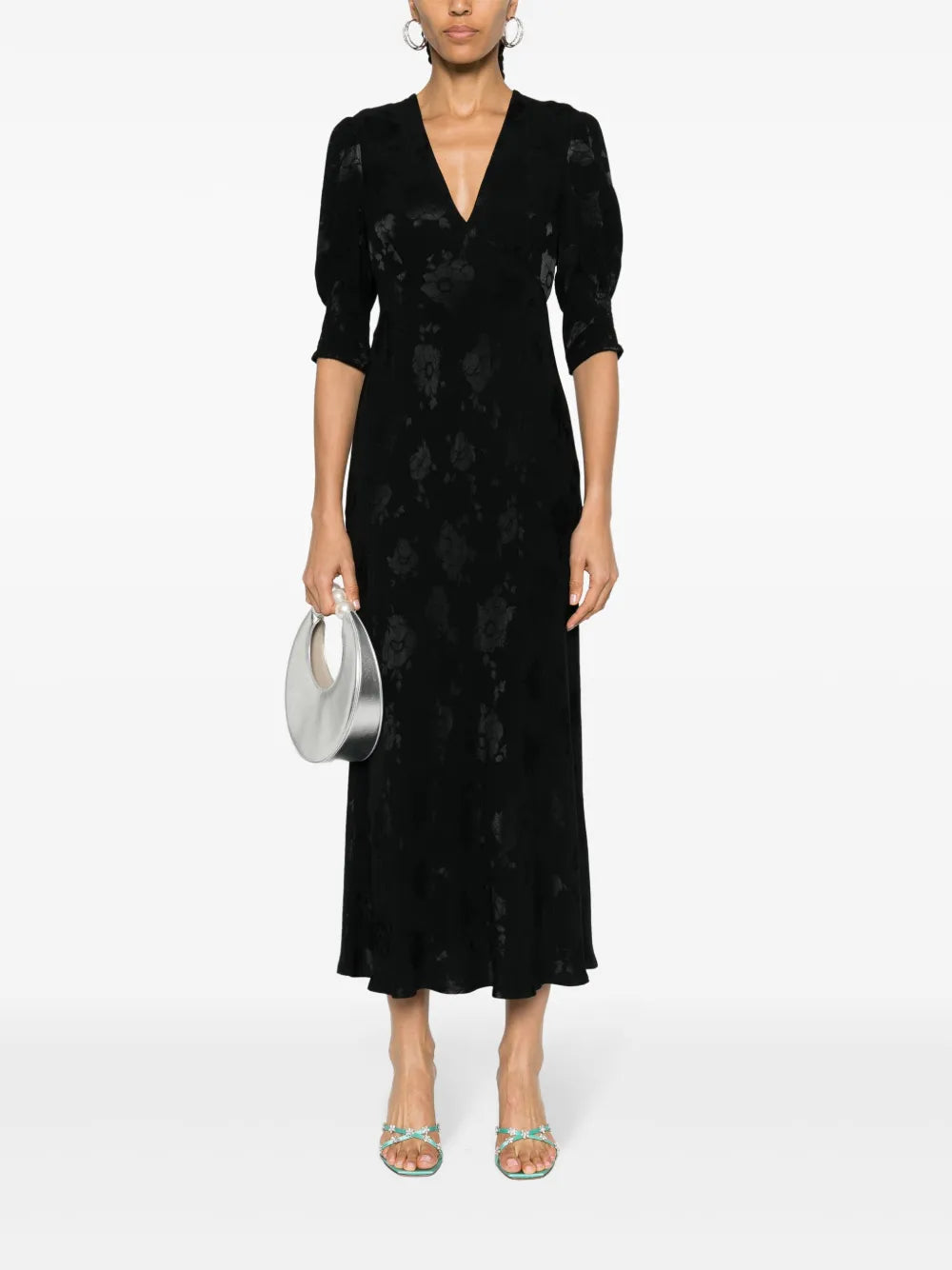 Zadie Poppy-Pattern Dress