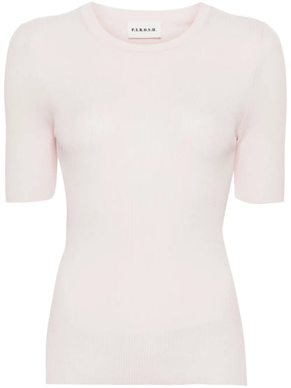 Ribbed-Knit Top