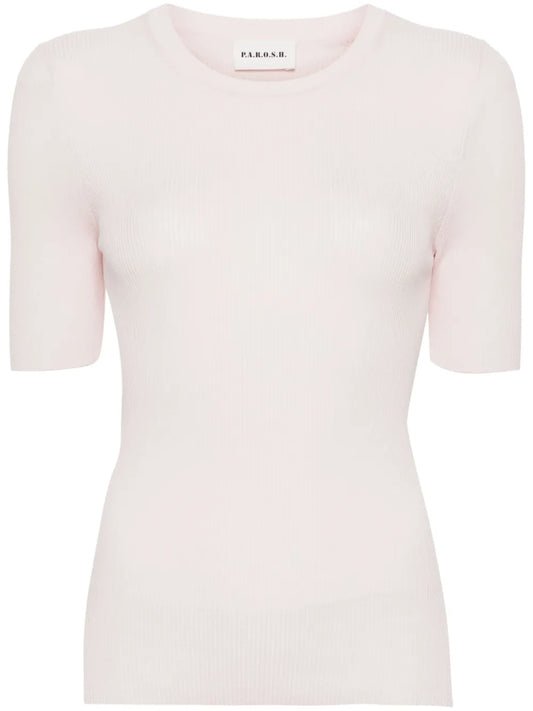 Ribbed-Knit Top