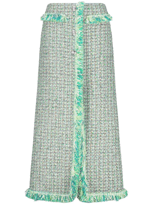 Tweed Midi Skirt
