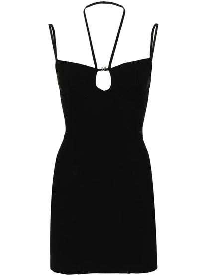 Cut-Out Jersey Mini Dress