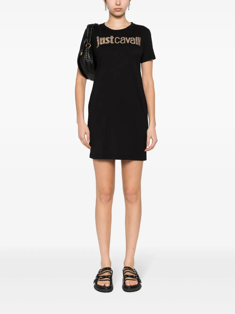Logo-Embellished Cotton Shirt Dress