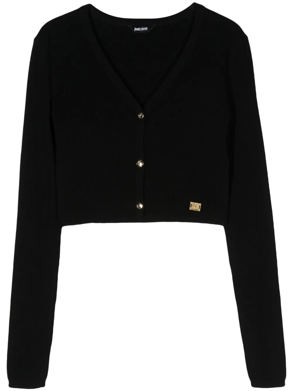 Logo-Plaque Cropped Cardigan