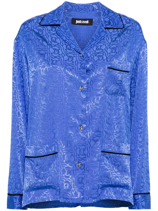 Logo Snake-Jacquard Shirt