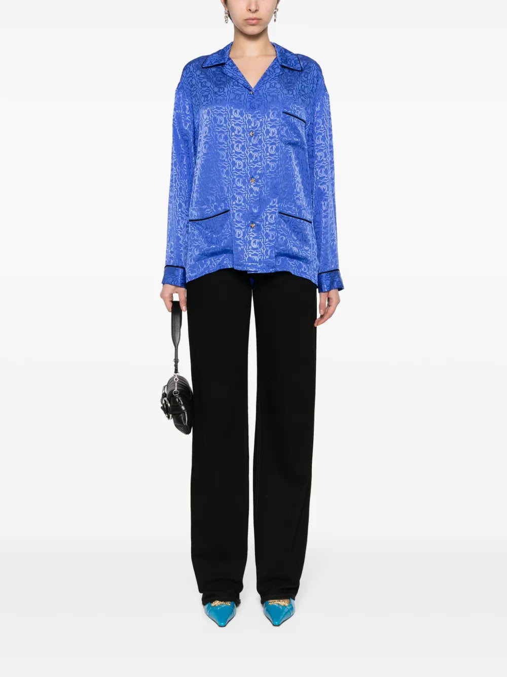 Logo Snake-Jacquard Shirt