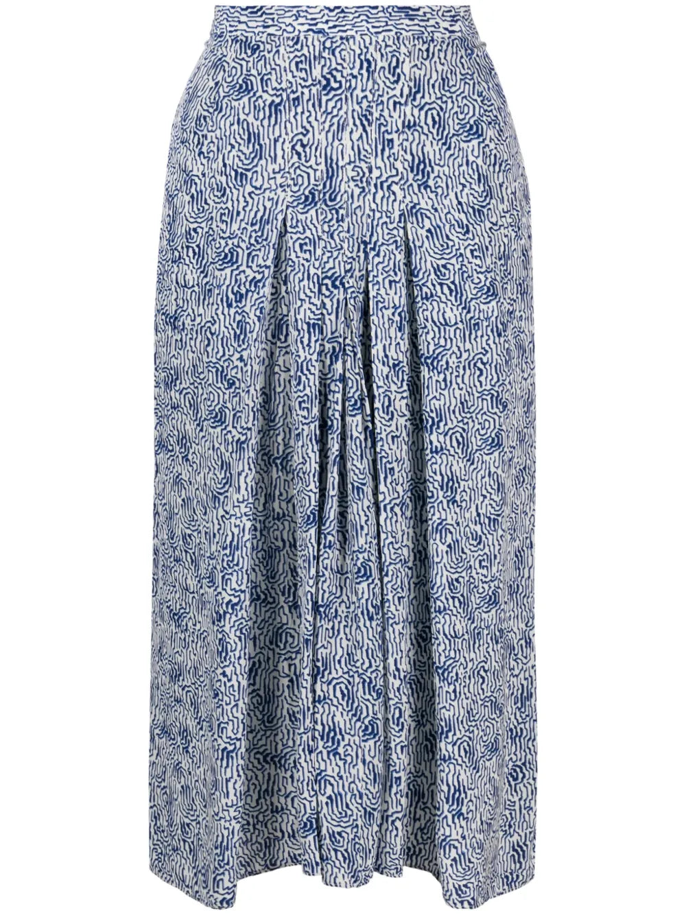 Eolia Abstract-Print Midi Skirt