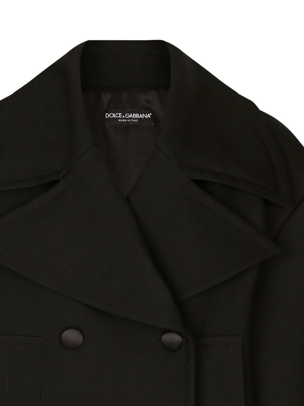 Double-Breasted Cropped Jacket