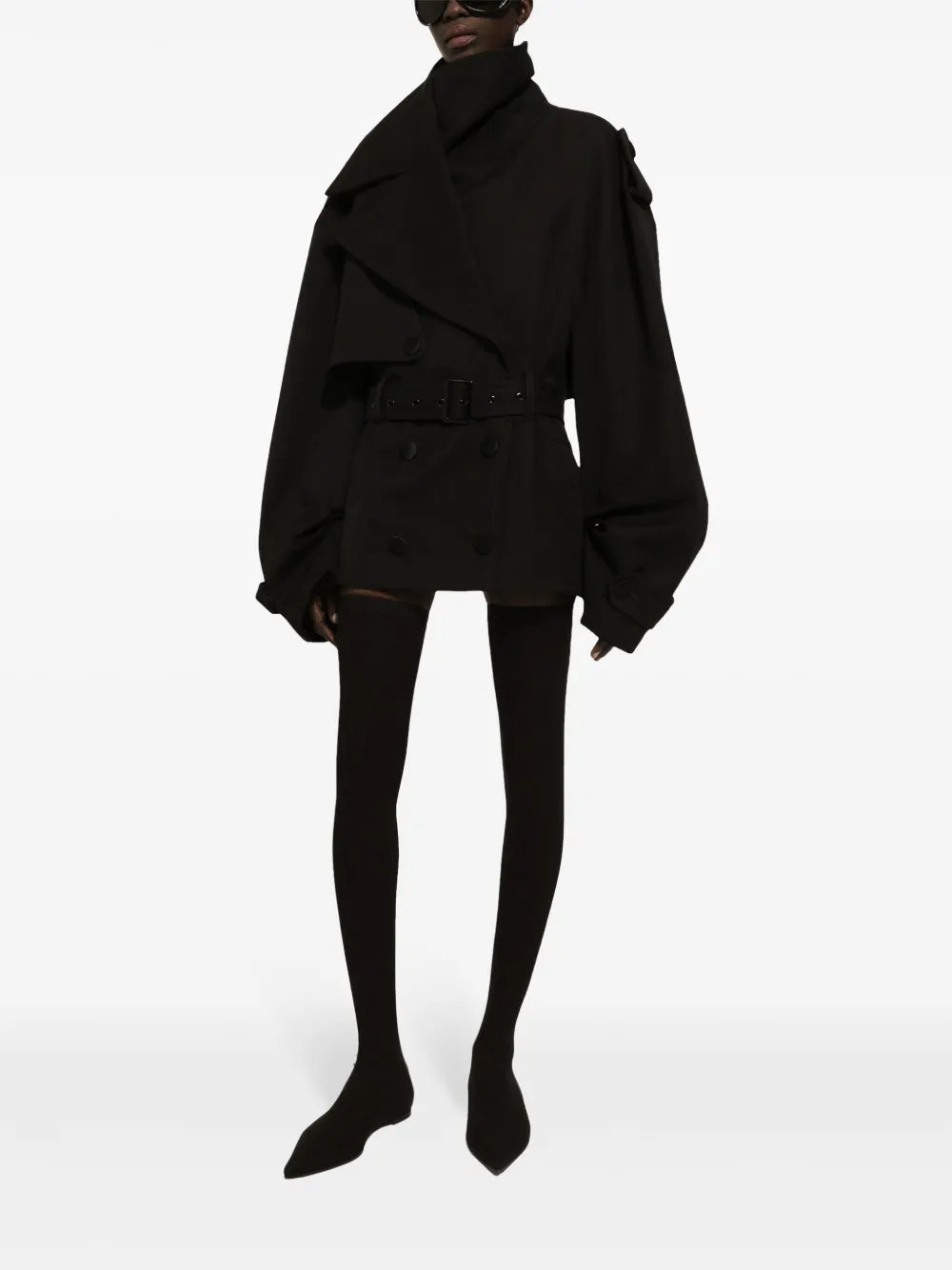 Belted Double-Breasted Jacket