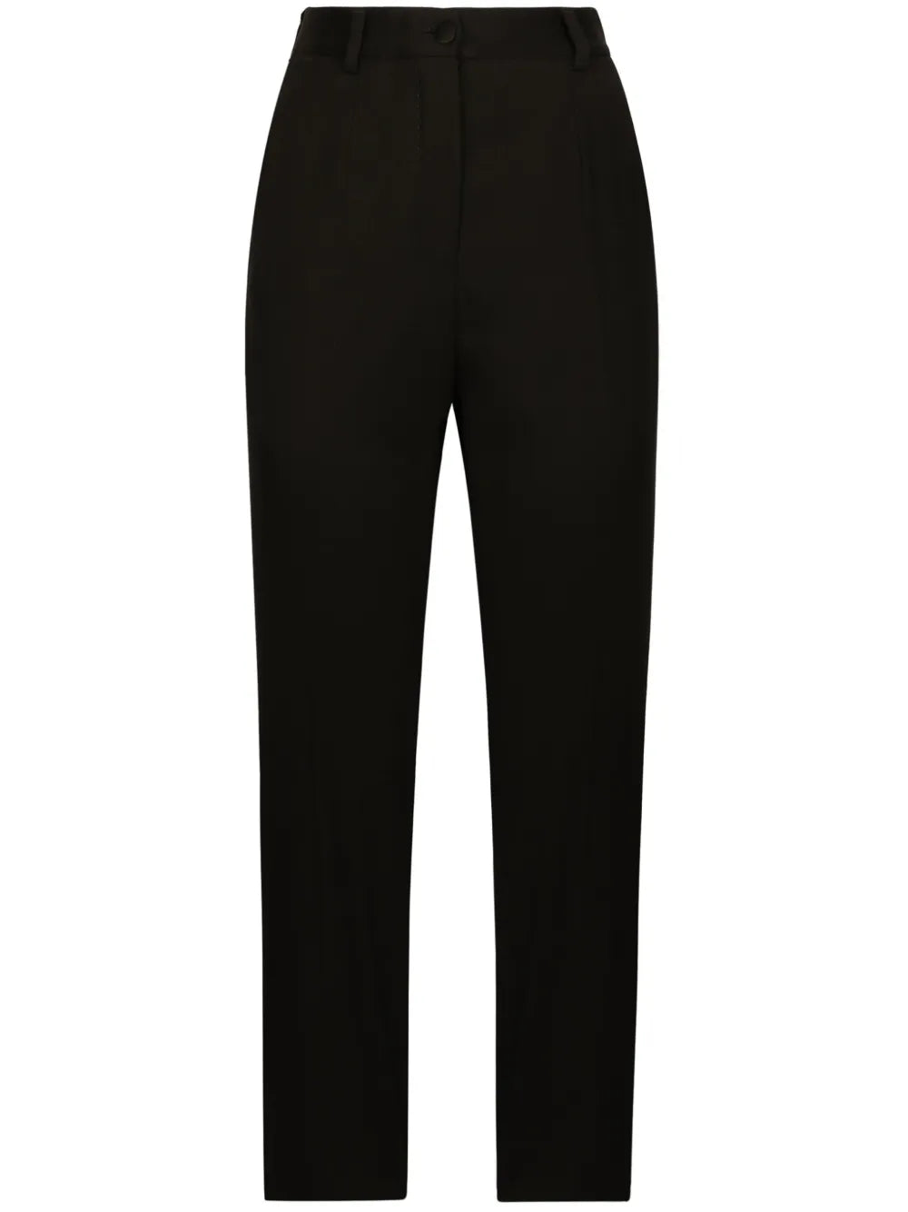 Virgin Wool-Blend Trousers