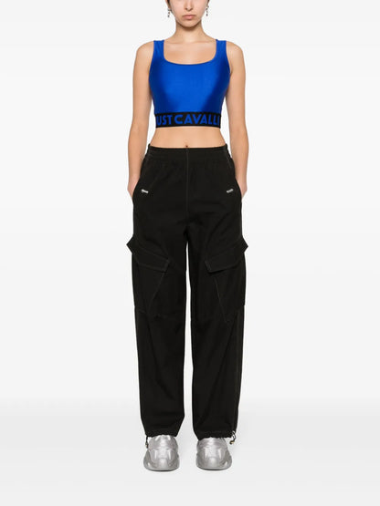 Logo-Underband Crop Top