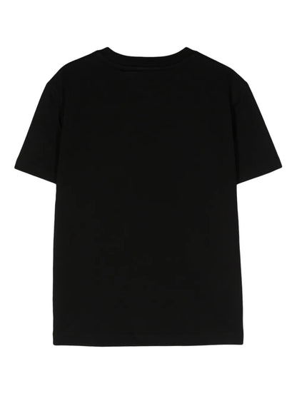 Rhinestone-Embellished Cotton T-Shirt