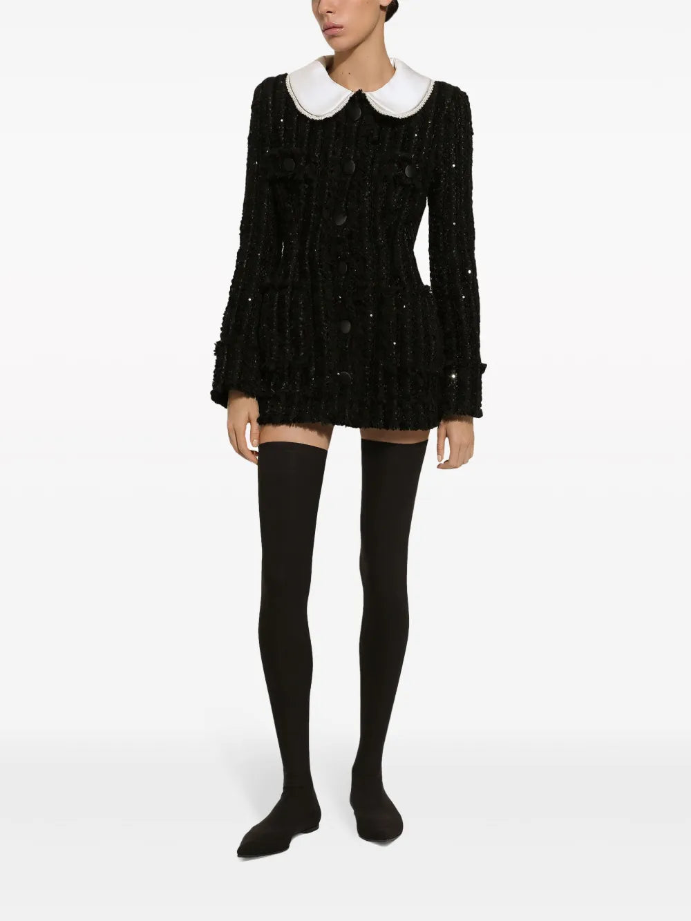 Sequinned Tweed Jacket