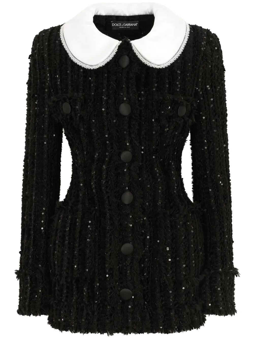 Sequinned Tweed Jacket