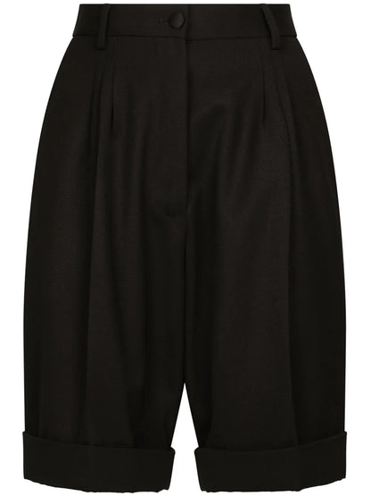 High-Waist Tailored Shorts