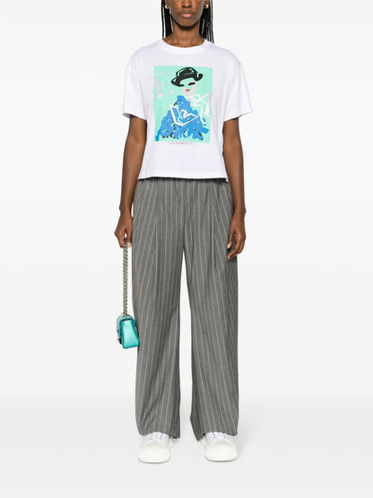 Graphic-Print Cotton T-Shirt