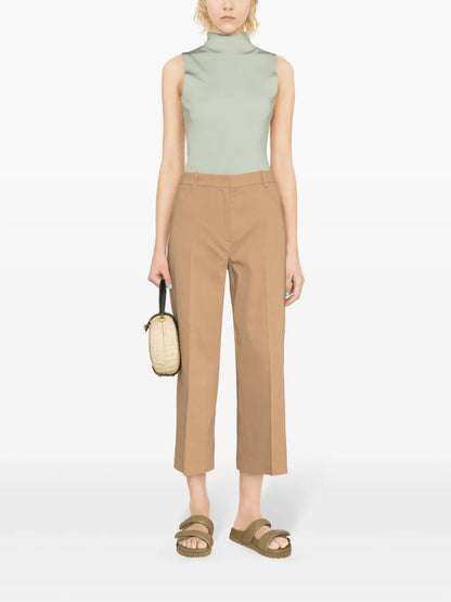 Protesilao Linen Blend Cropped Trousers