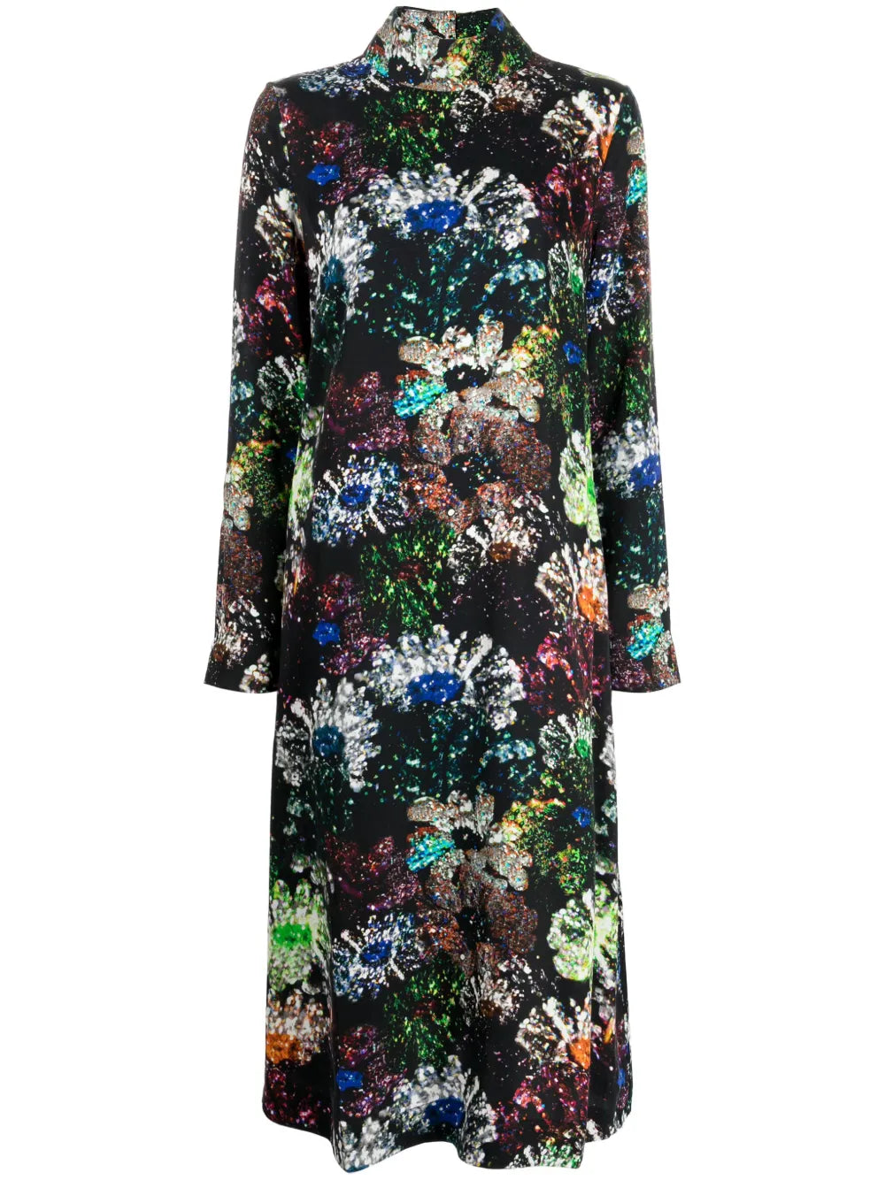 Mille Satin Midi Dress
