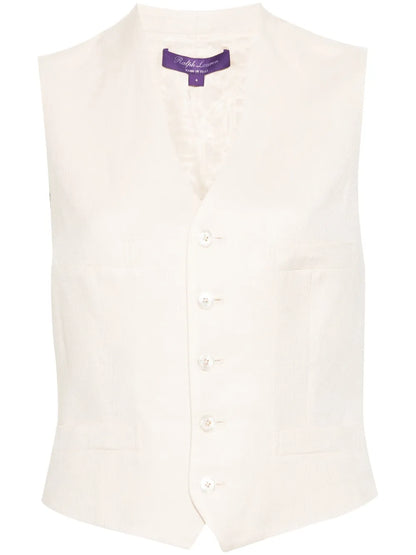 Logo-Jacquard Vest