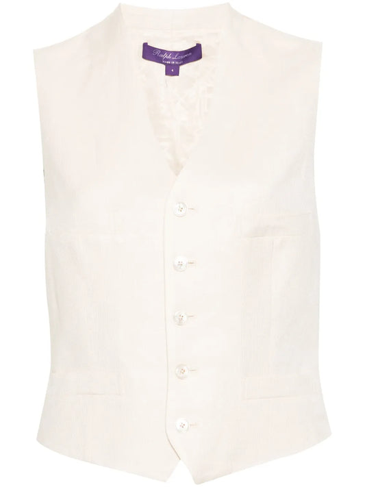 Logo-Jacquard Vest