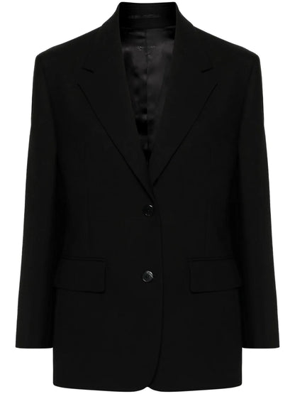 Single-Breasted Wool Blazer