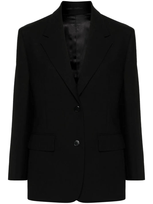 Single-Breasted Wool Blazer