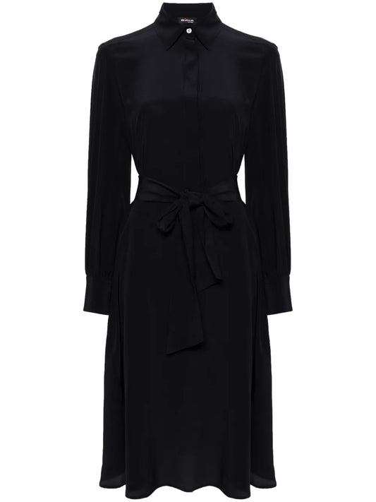 Buttoned Midi Shirtdress