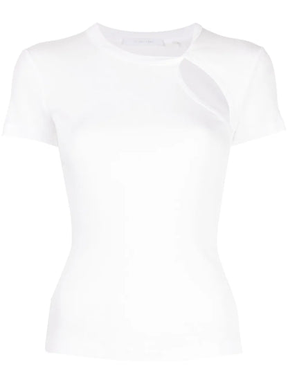 Asymmetric Short-Sleeve Top
