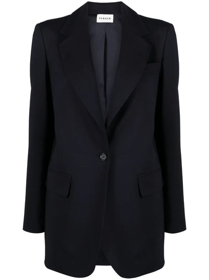 American-Vent Virgin-Wool Blazer
