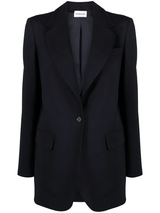 American-Vent Virgin-Wool Blazer