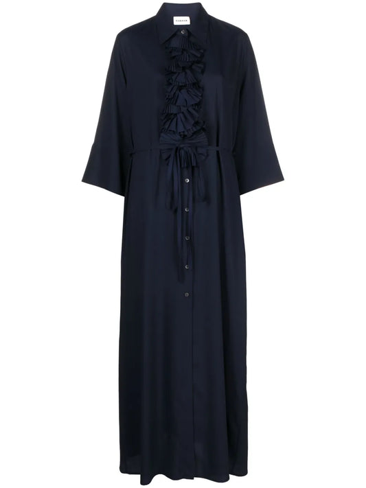 Palmer Pleated-Detailed Shirt Dress