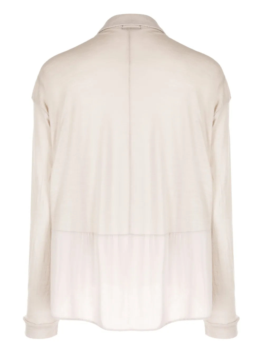 Panelled Virgin Wool-Blend Top